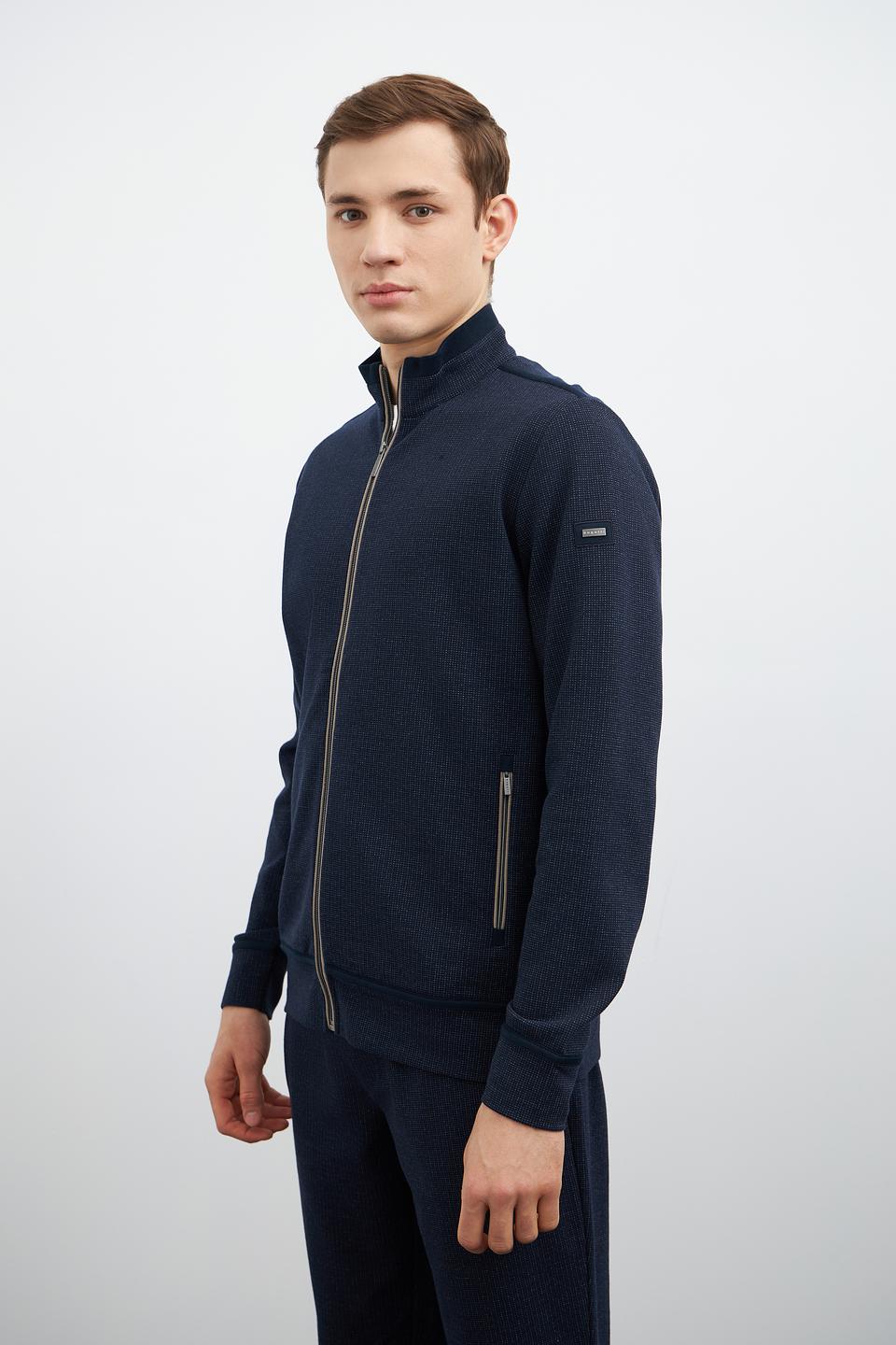 Кардиган Bugatti мужской тёмно-синий