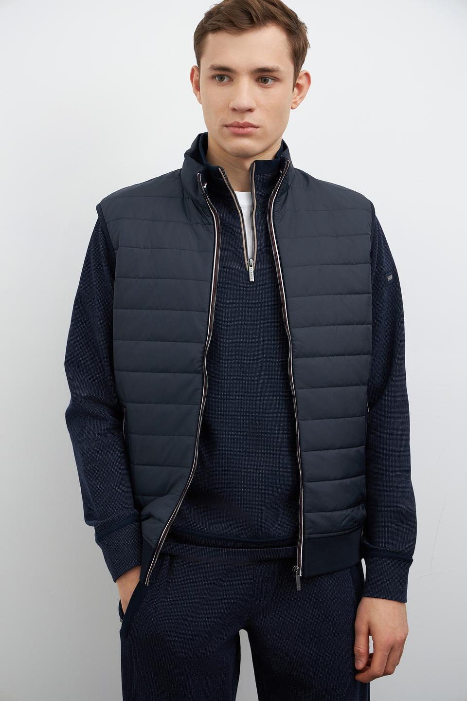 Куртка-жилет Bugatti стеганый синий