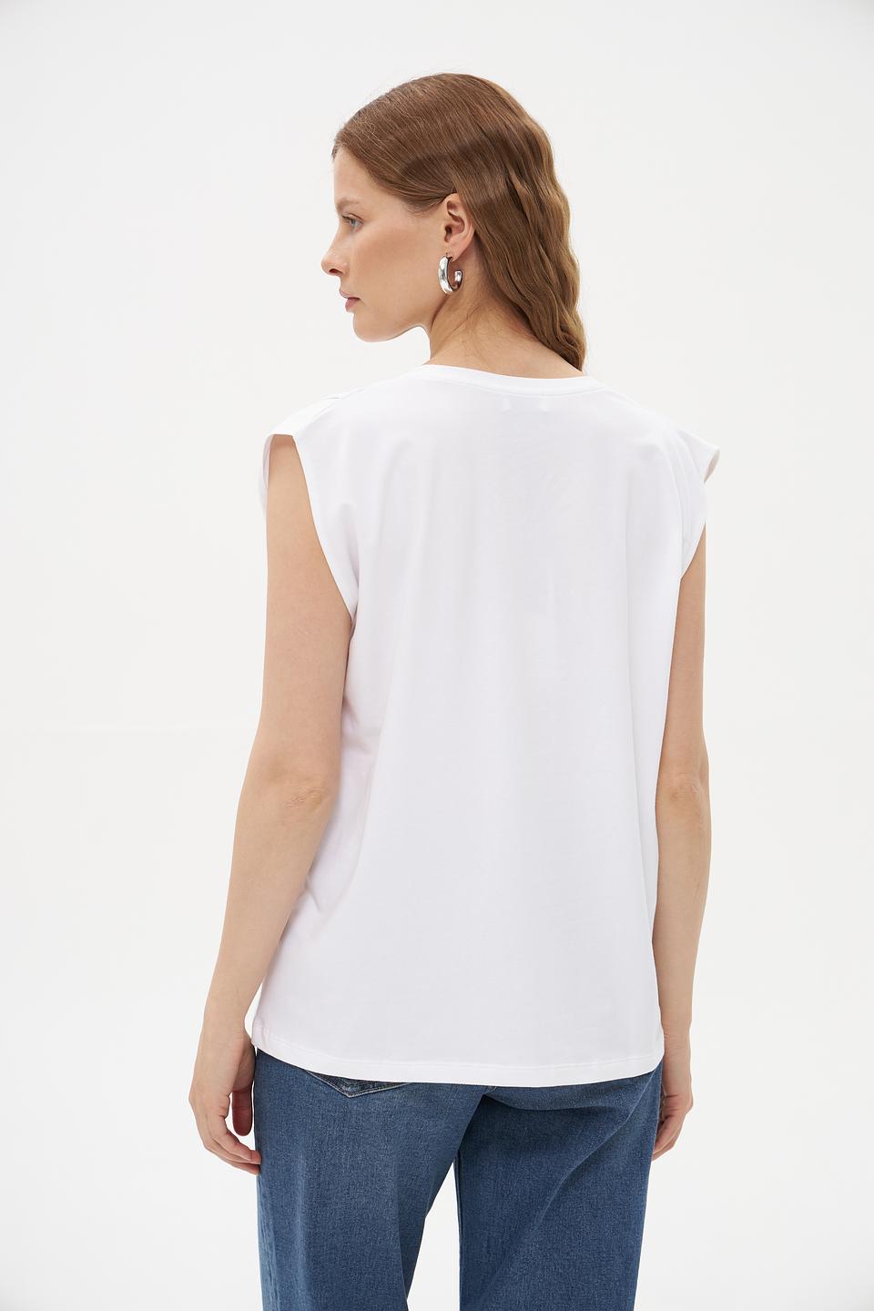 Топ Cinque женский белый с плечами