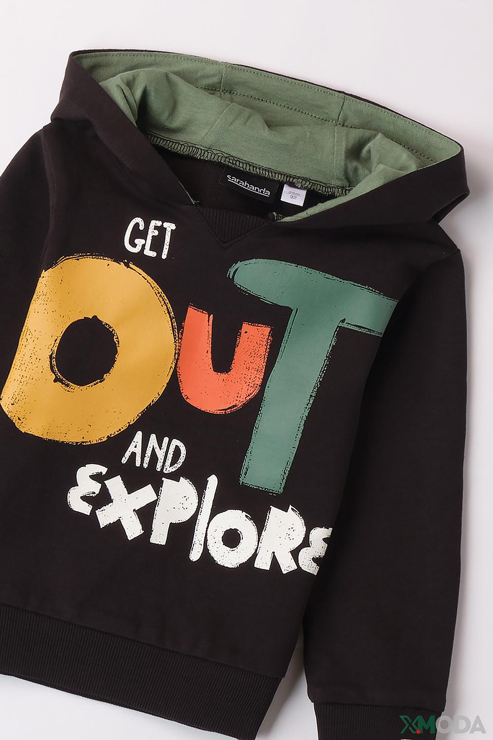 Джемпер Sarabanda с принтом чёрный