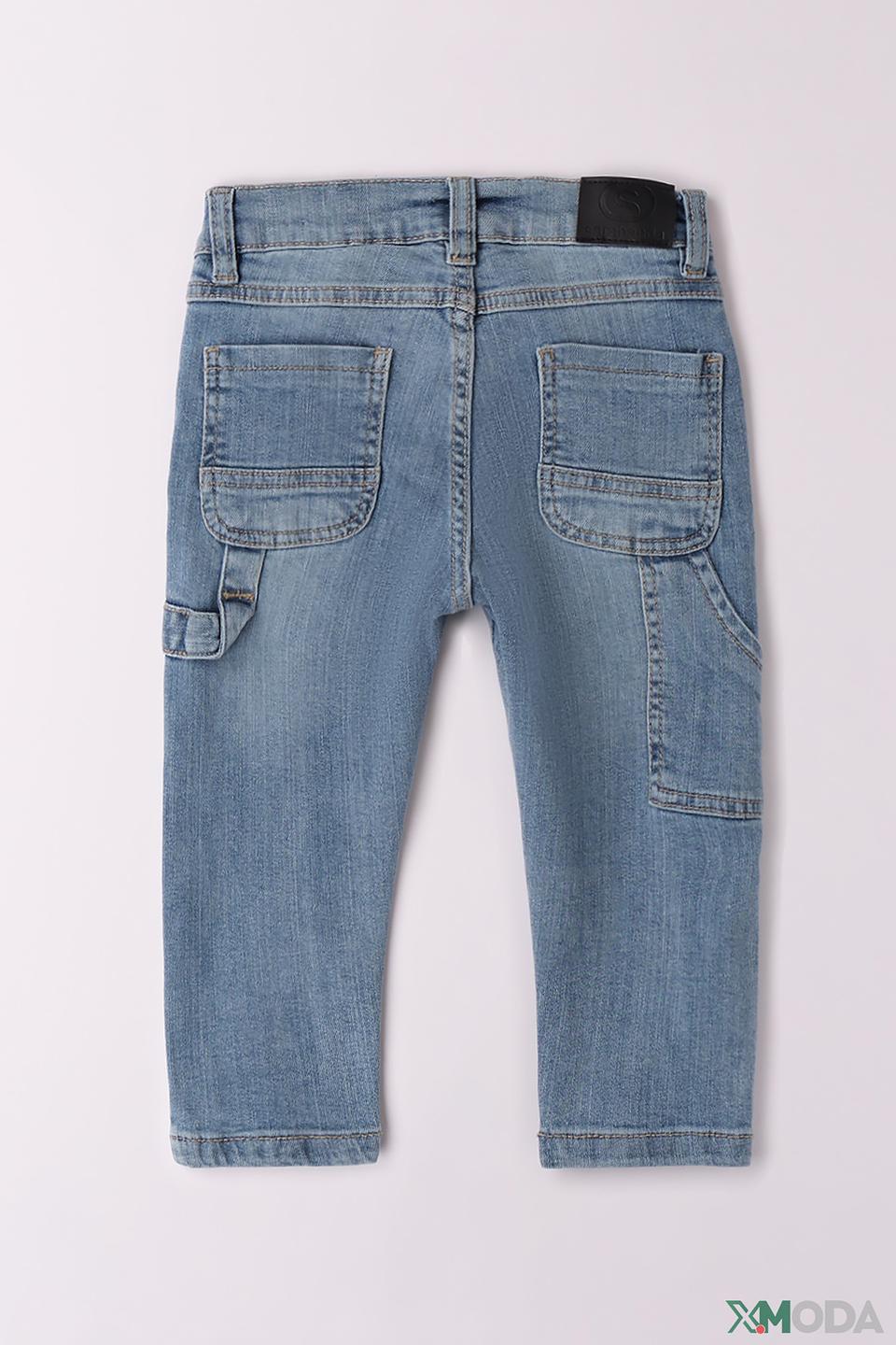 Джинсы Sarabanda голубой с принтом