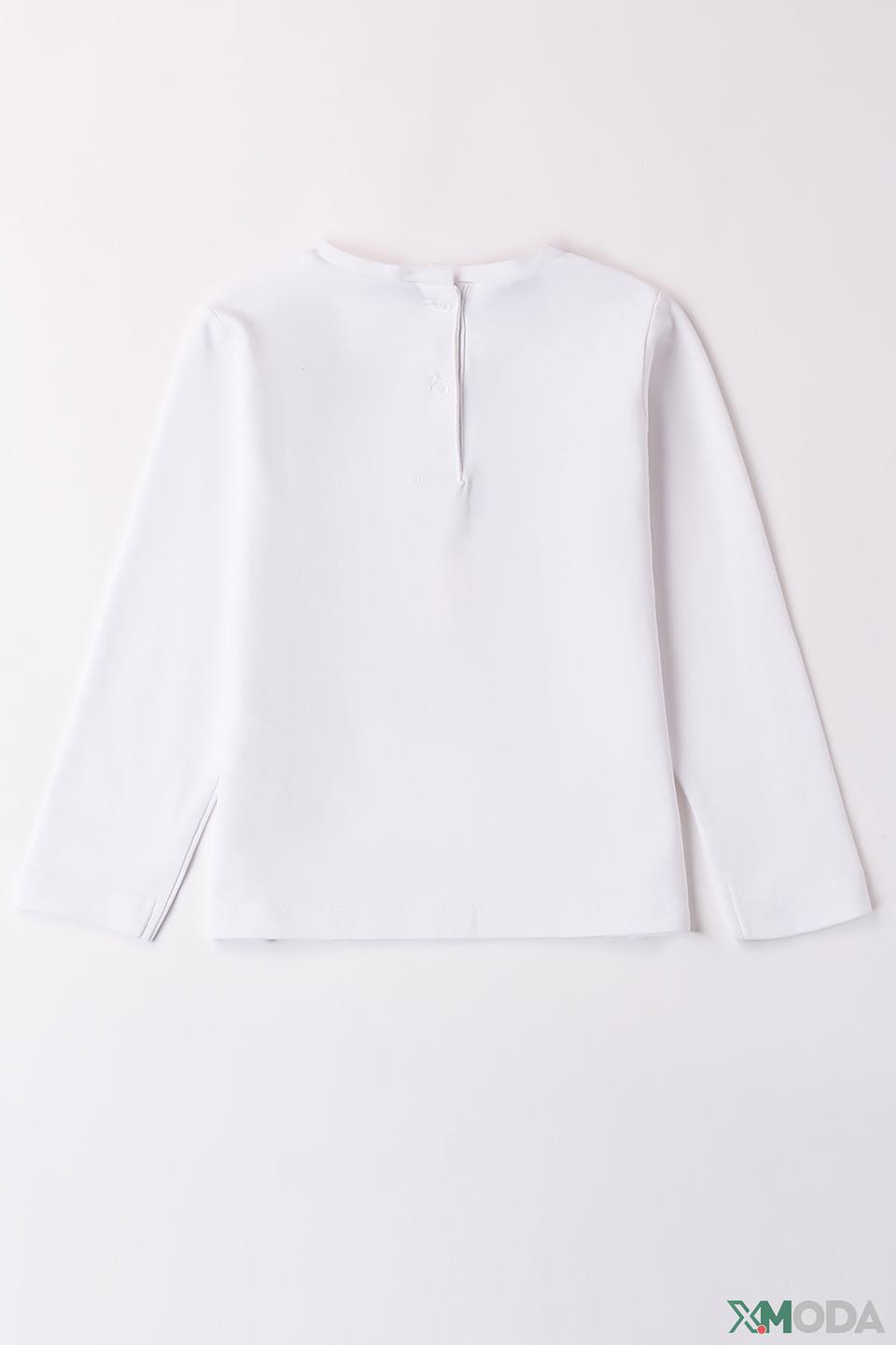 Джемпер Sarabanda дев. с сердечками белый