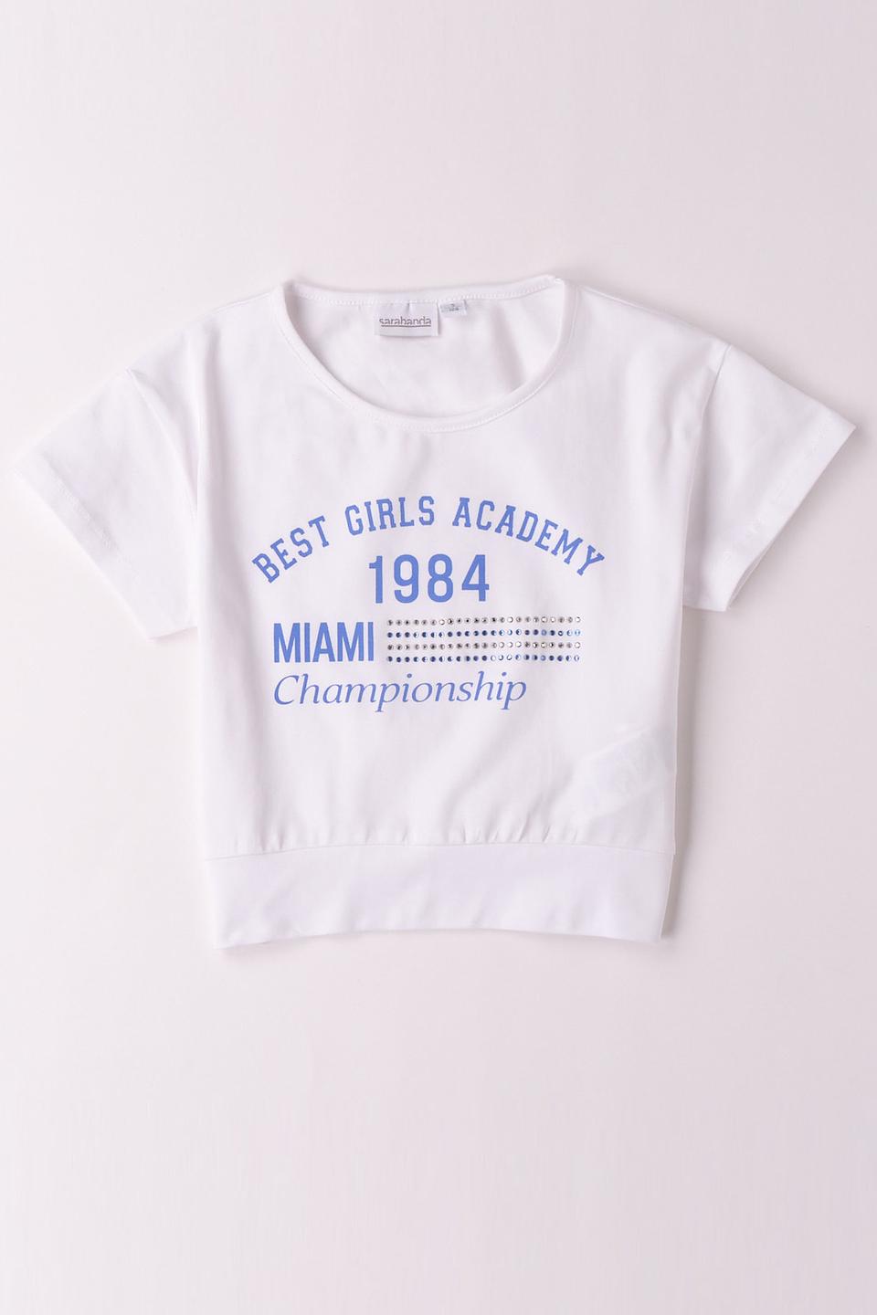 Футболка Sarabanda дев. с принтом