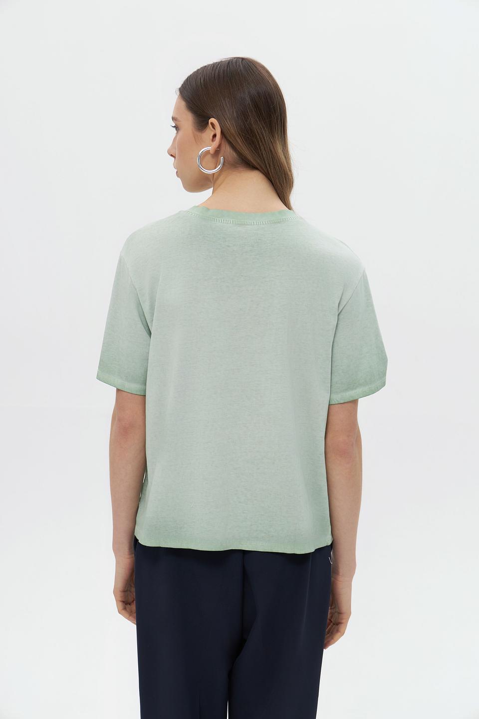 Футболка Tom Tailor denim мятная