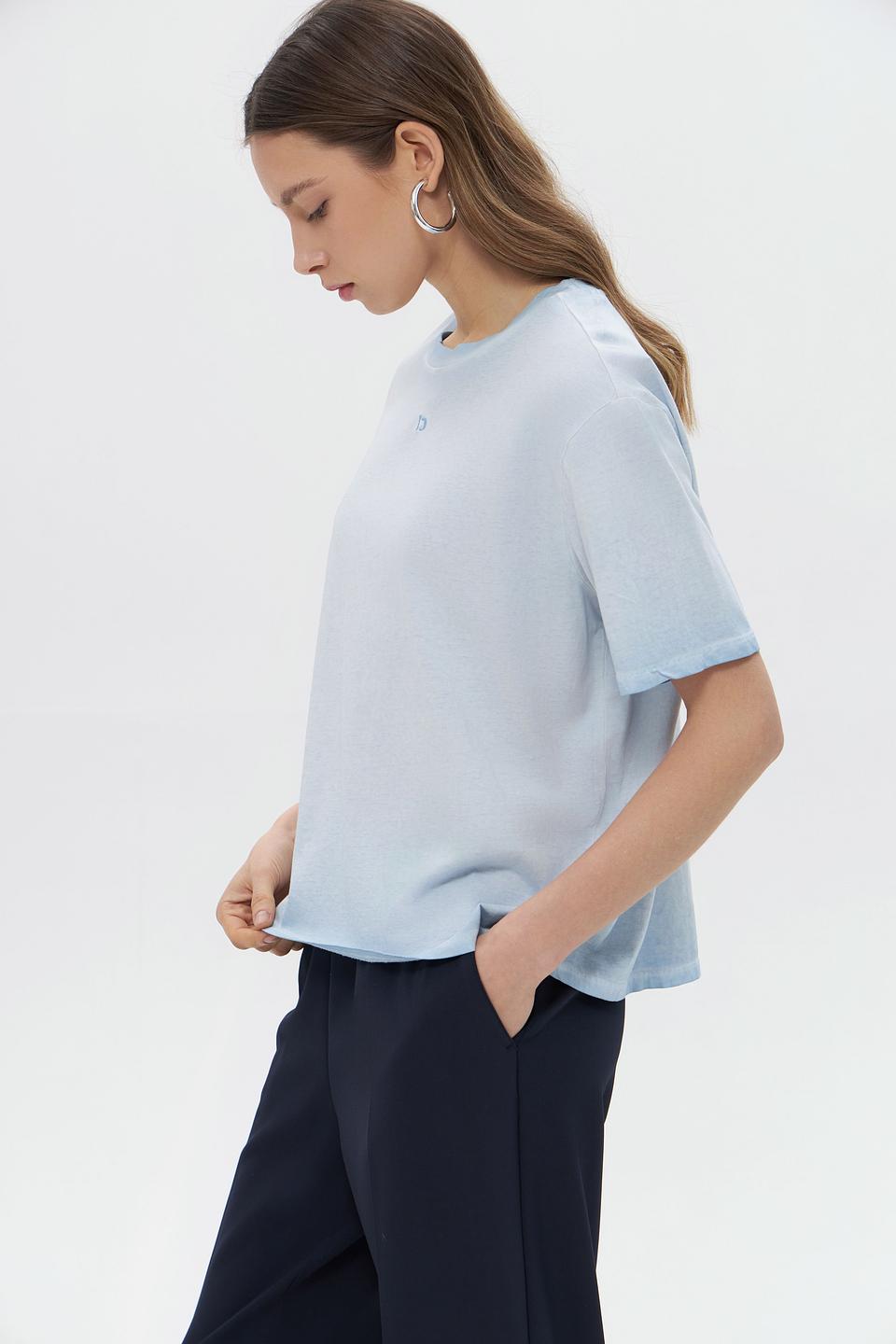 Футболка Tom Tailor denim голубая