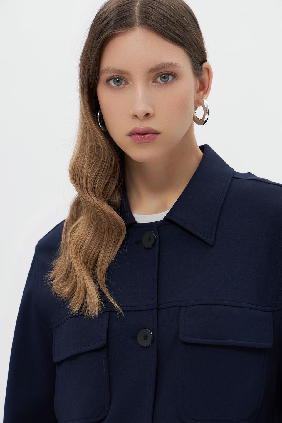 Жакет MORE and MORE тёмно-синий