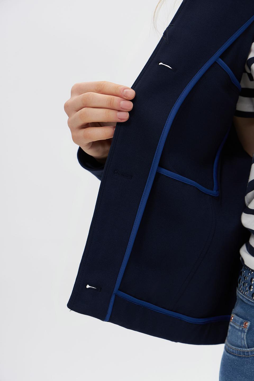 Жакет MORE and MORE тёмно-синий