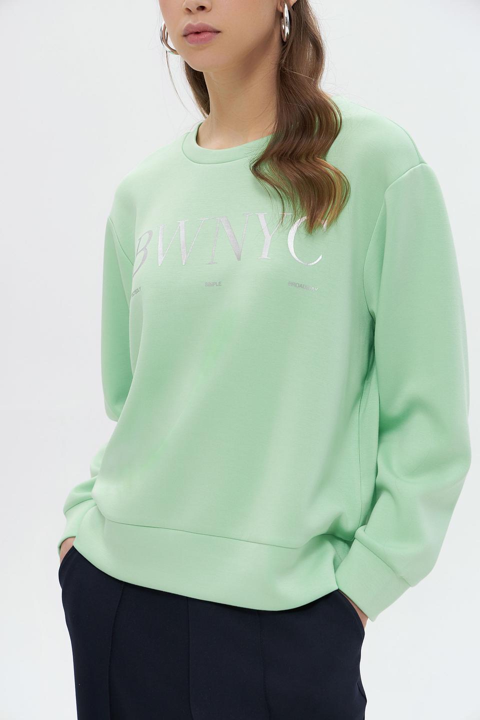 Пуловер Broadway NYC мятный