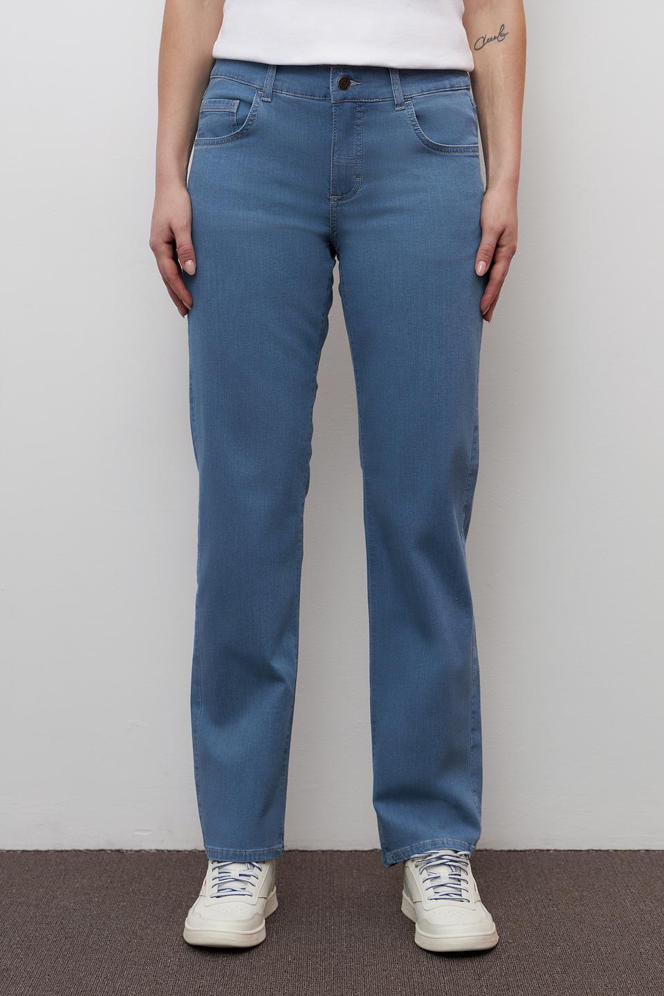 Джинсы Angels прямого кроя голубые