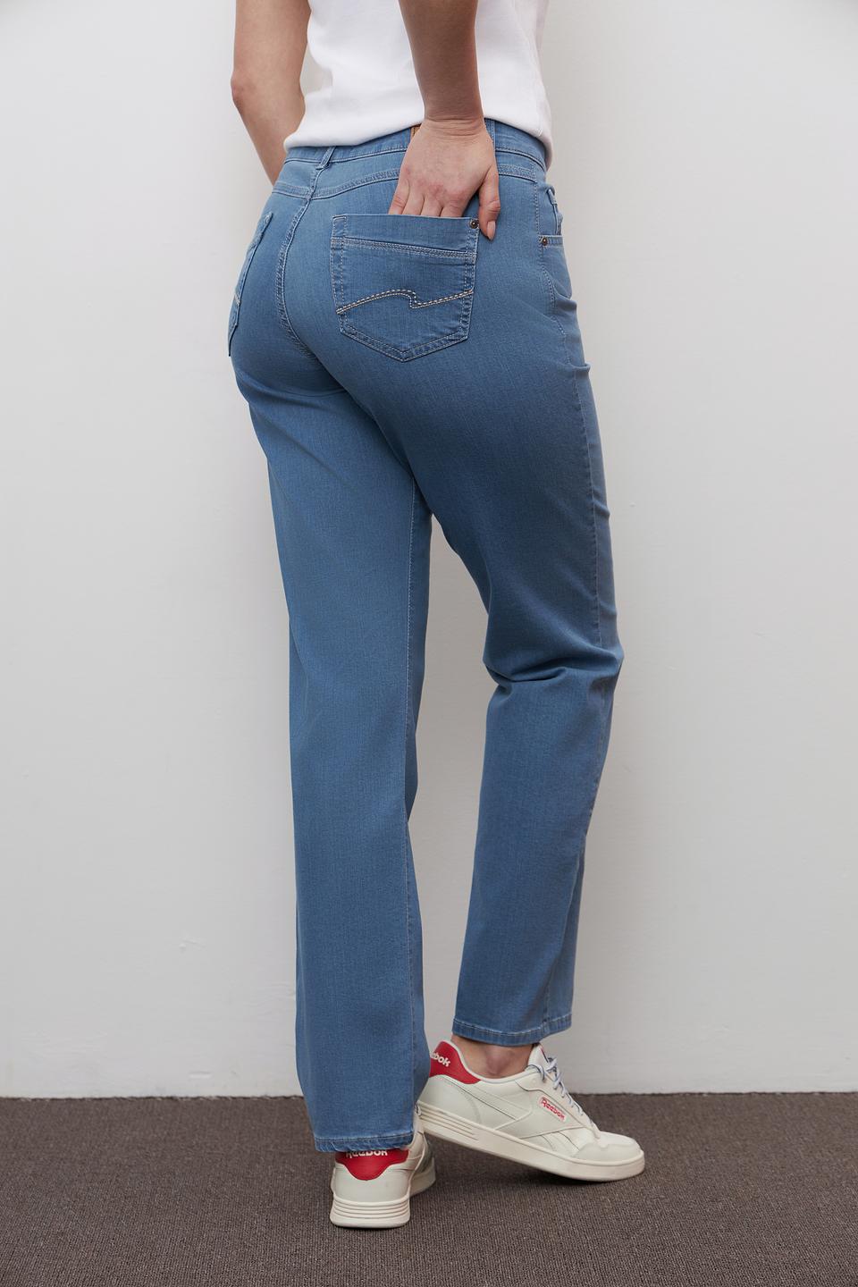 Джинсы Angels прямого кроя голубые