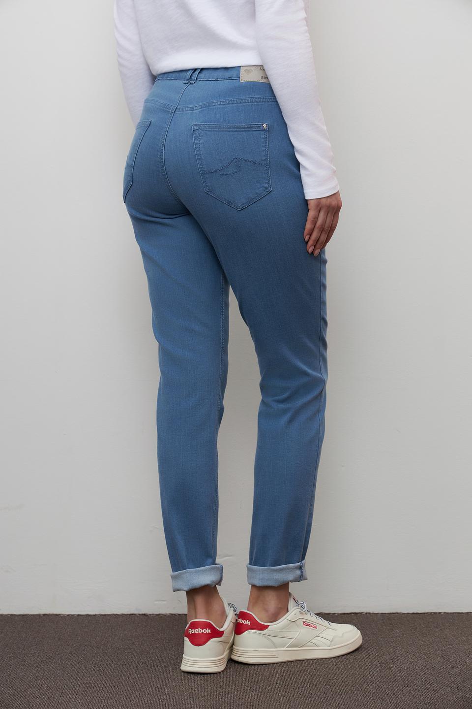 Джинсы Gardeur голубые с манжетами