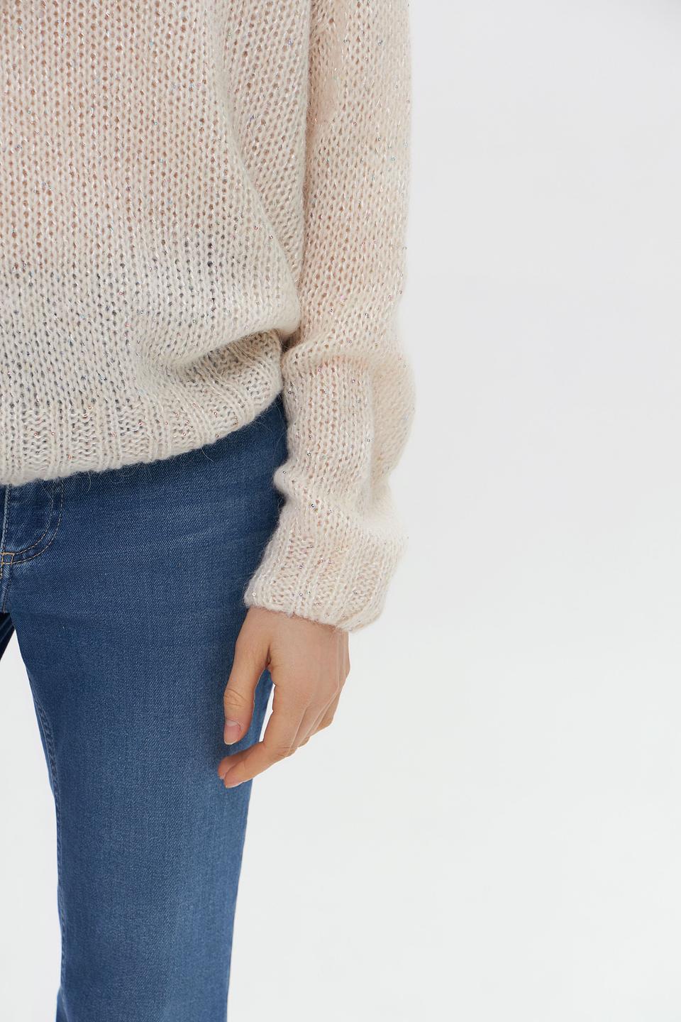 Пуловер Rich and Royal бежевый