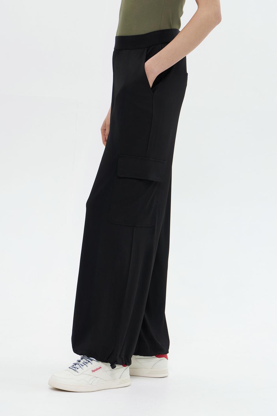 Брюки карго Miss Lagotte чёрные