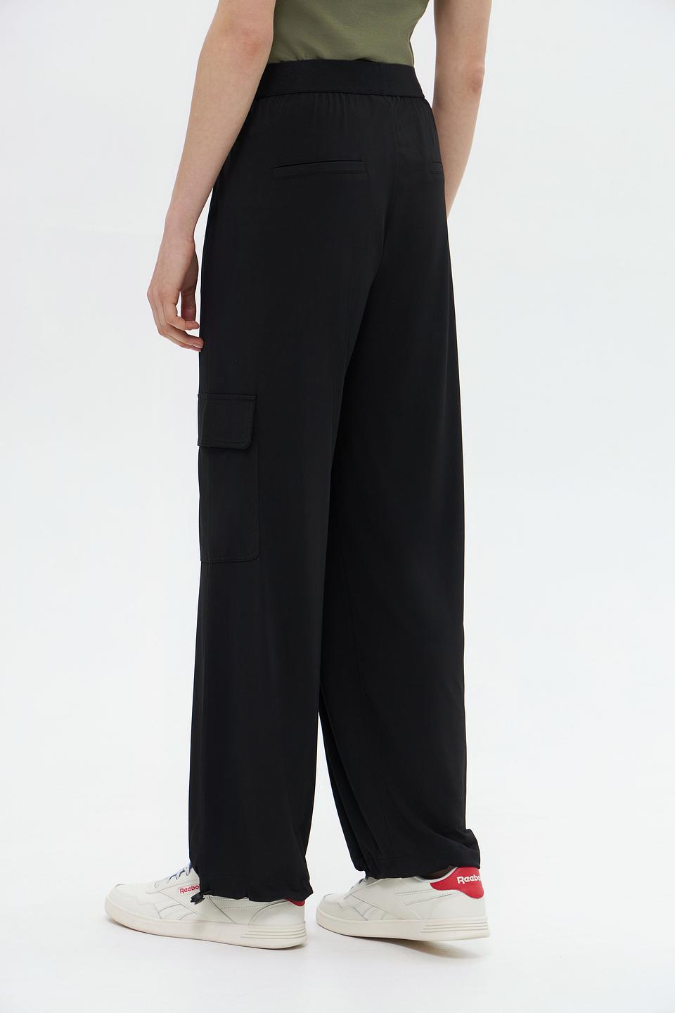 Брюки карго Miss Lagotte чёрные