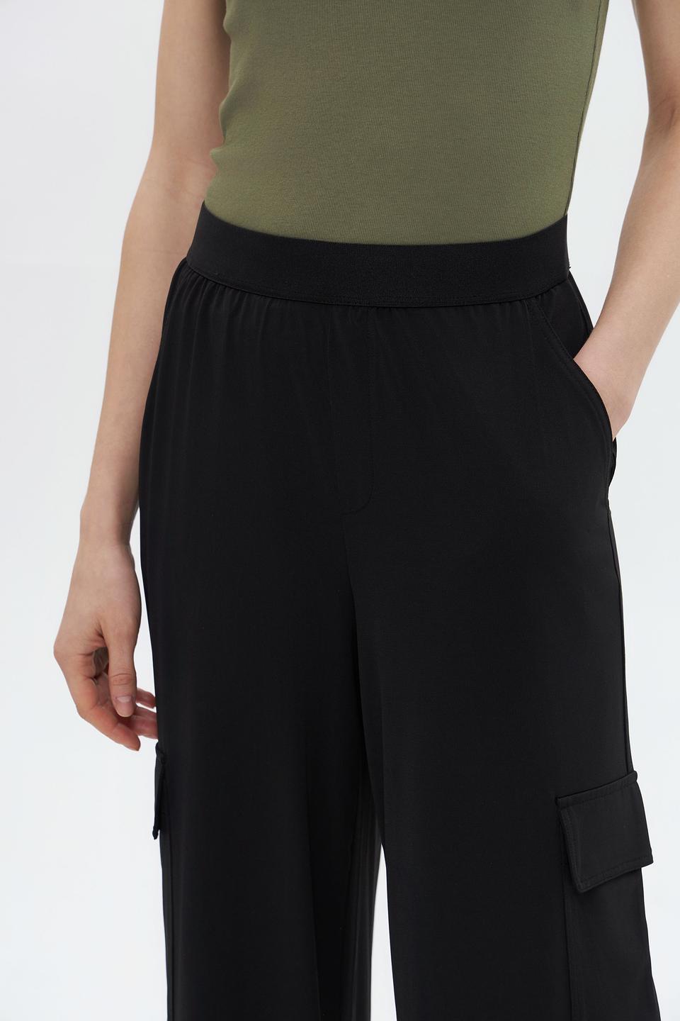 Брюки карго Miss Lagotte чёрные