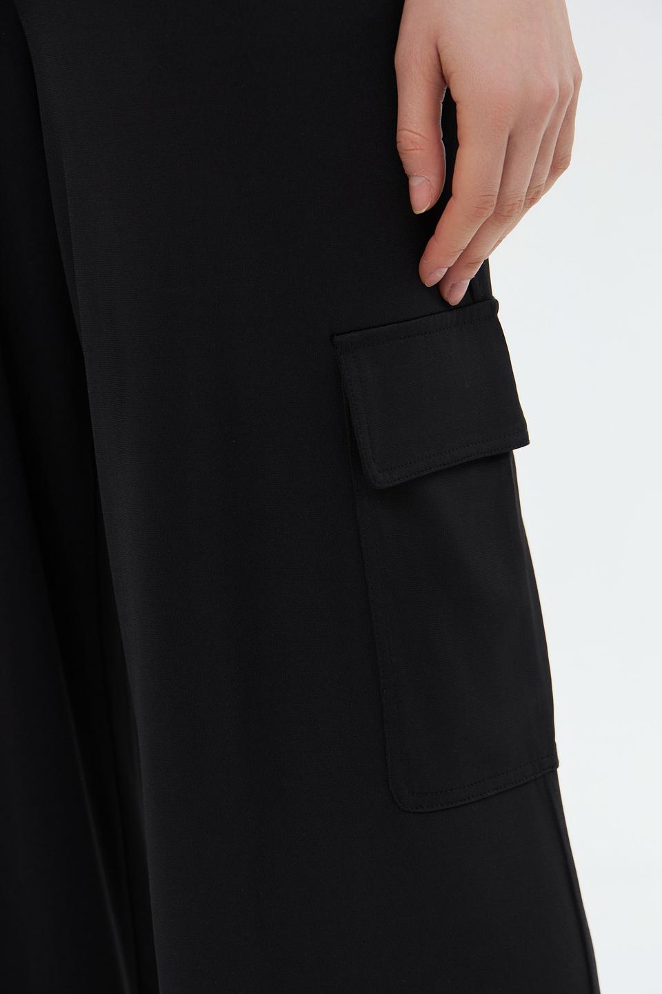 Брюки карго Miss Lagotte чёрные