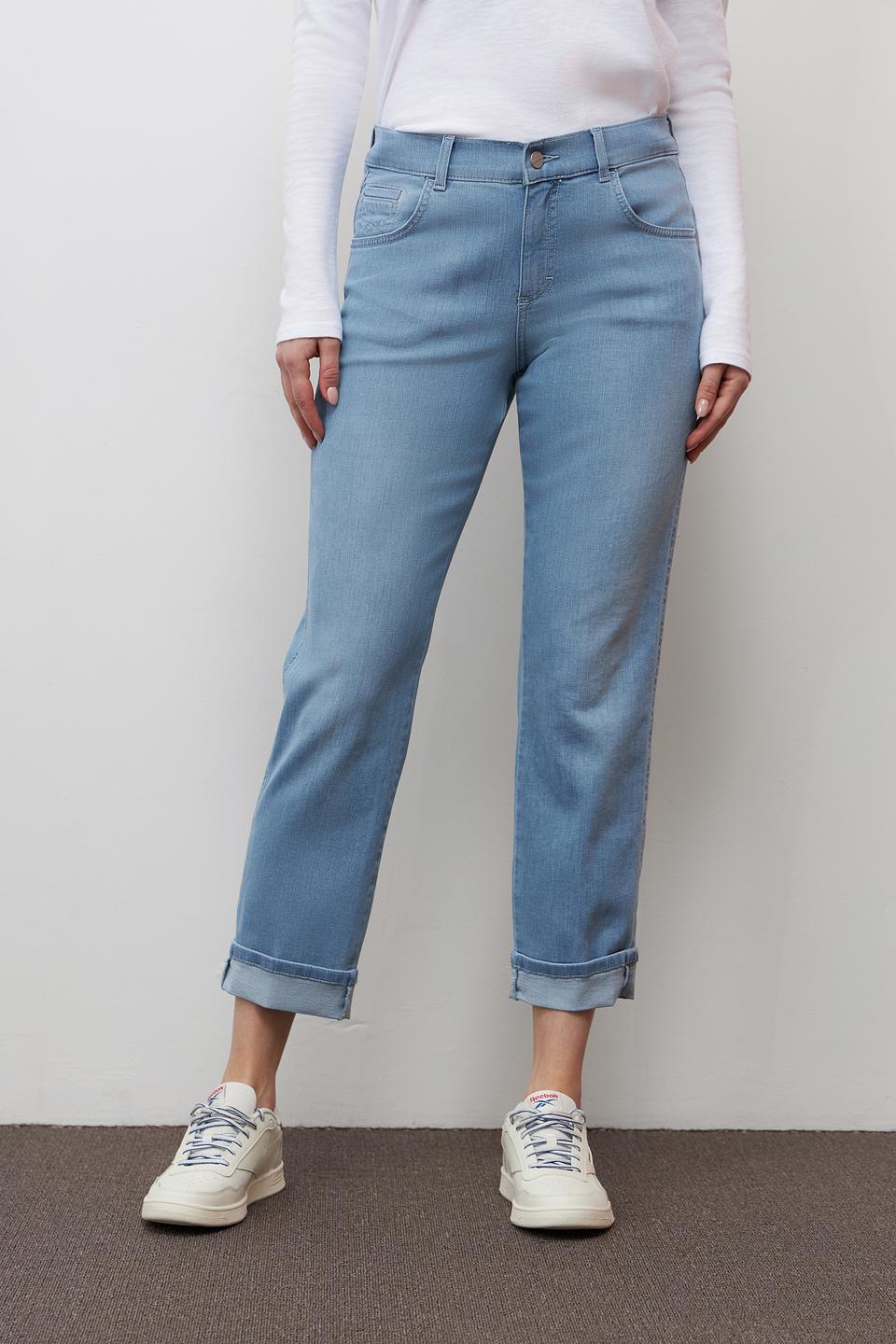 Джинсы Angels укороченные голубые