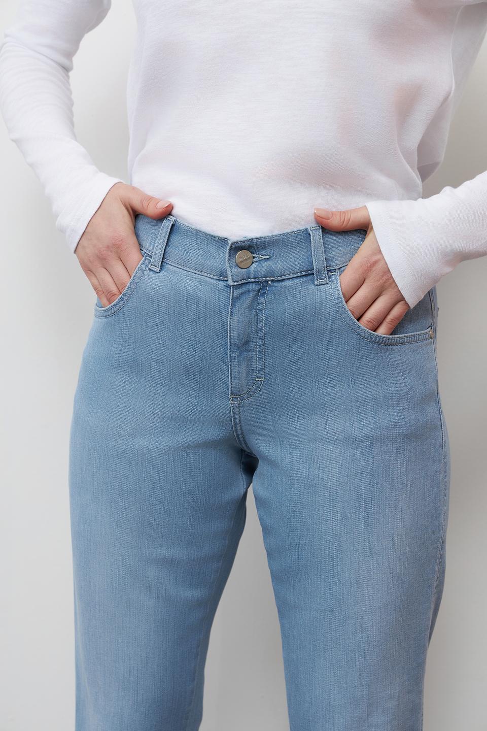 Джинсы Angels укороченные голубые