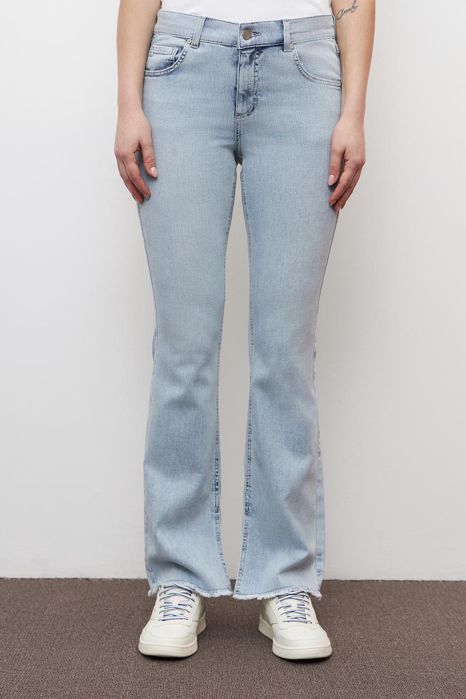 Джинсы Angels клеш голубой