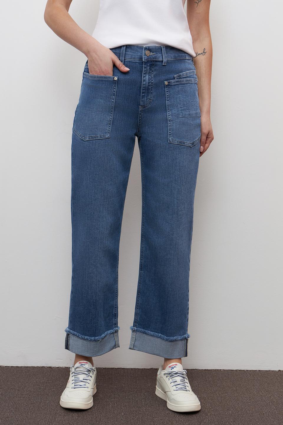 Джинсы Angels с карманами голубые