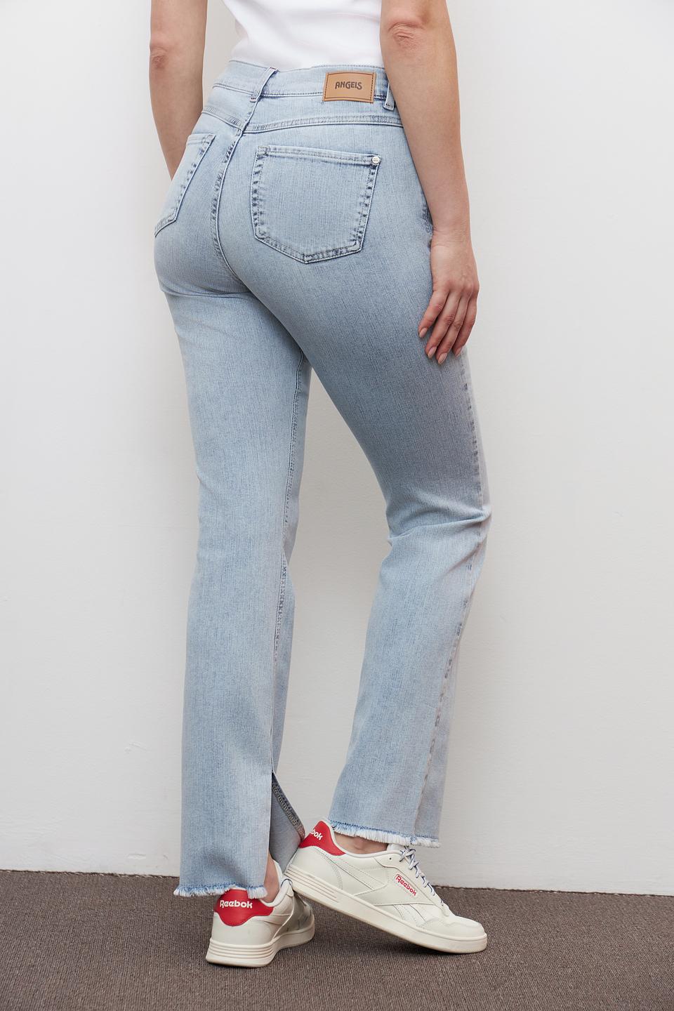Джинсы Angels клеш голубой