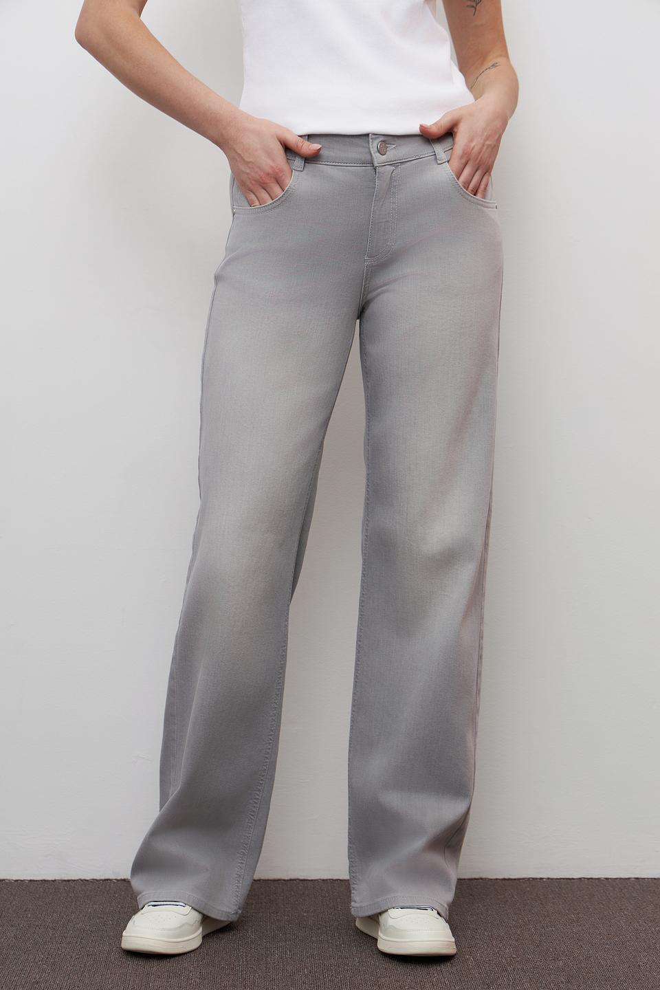 Джинсы Angels палаццо серые