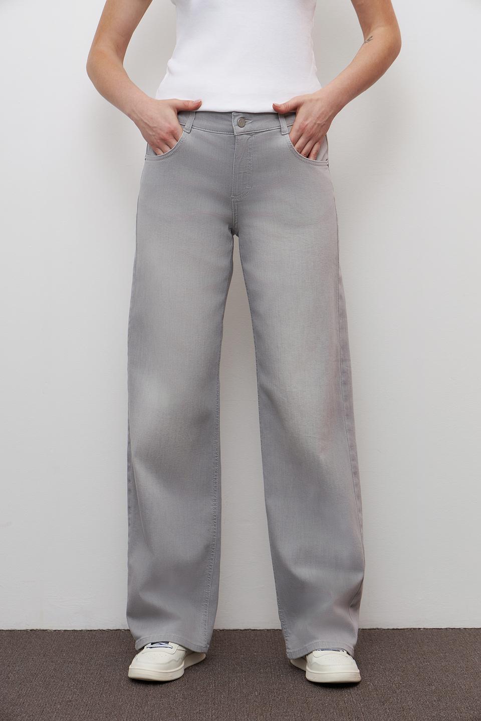 Джинсы Angels палаццо серые