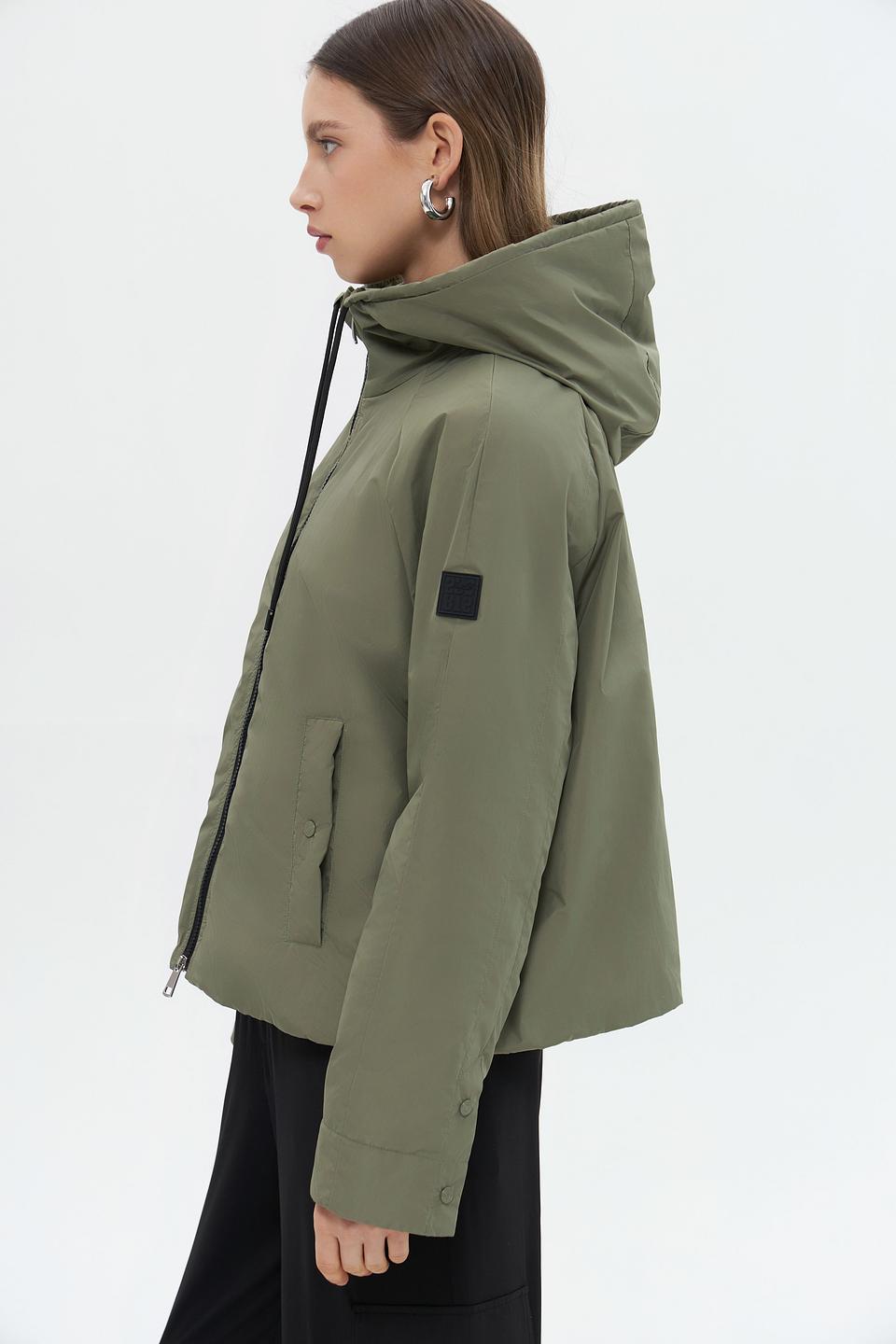 Куртка Marc Cain хаки с капюшоном