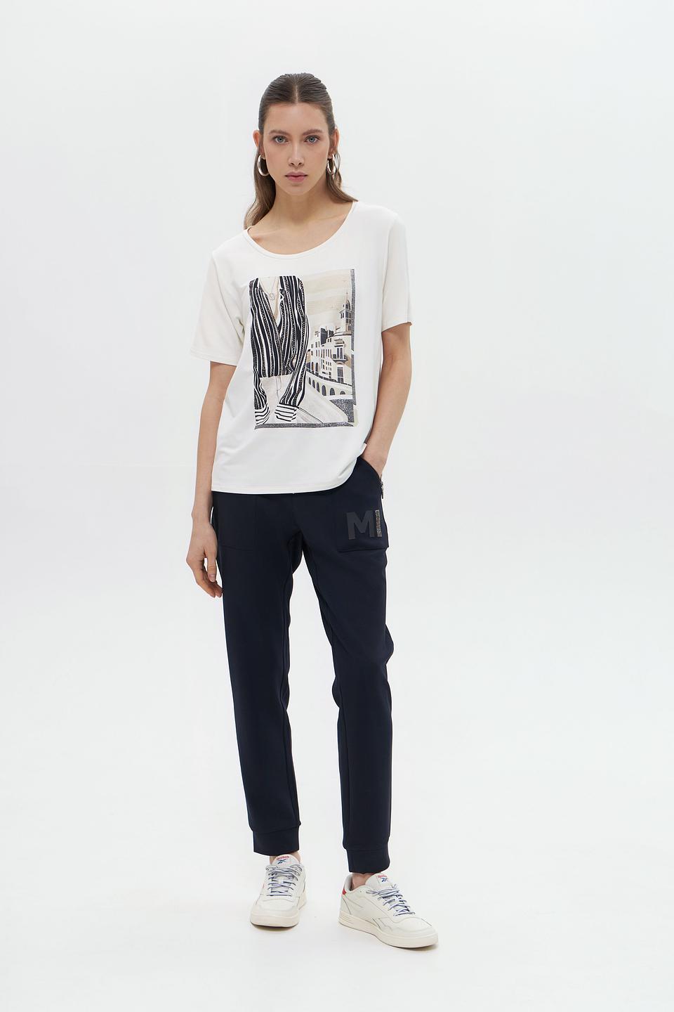 Брюки Monari темно-синие с логотипом