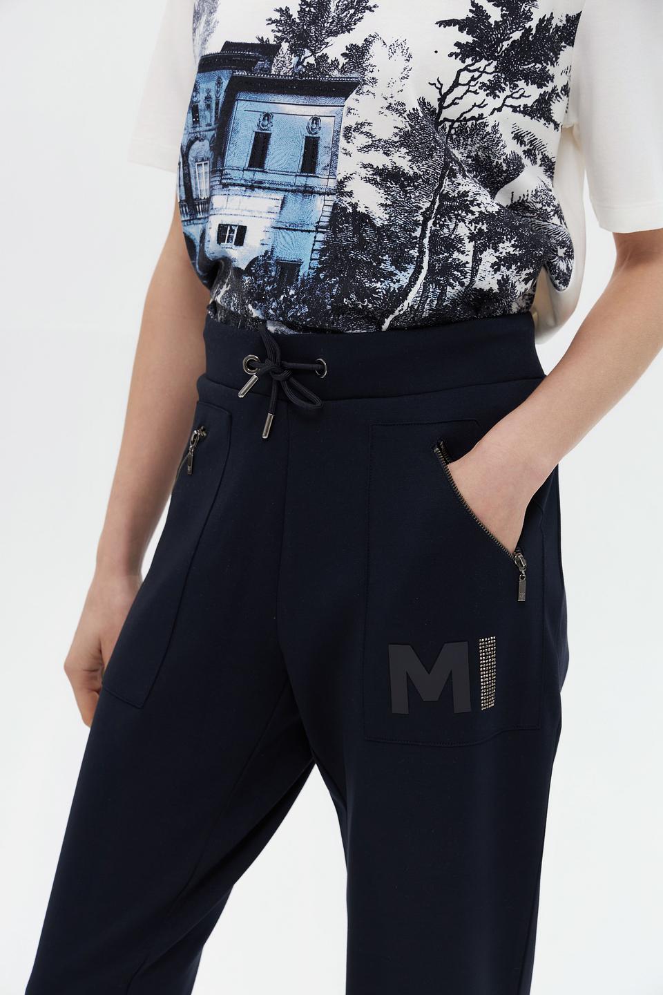 Брюки Monari темно-синие с логотипом
