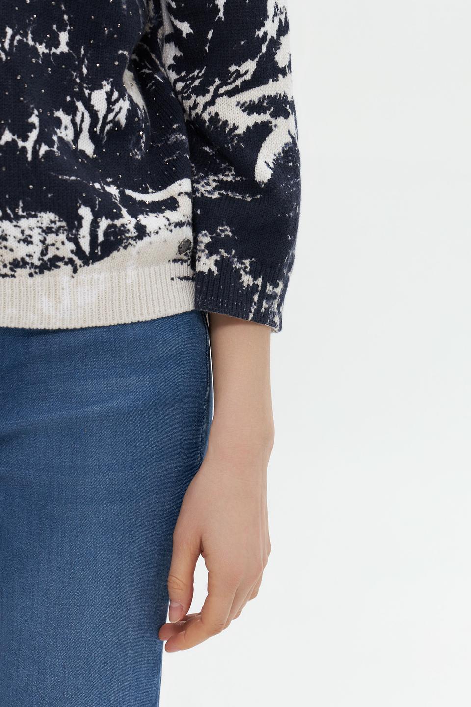 Пуловер Monari с принтом пейзаж