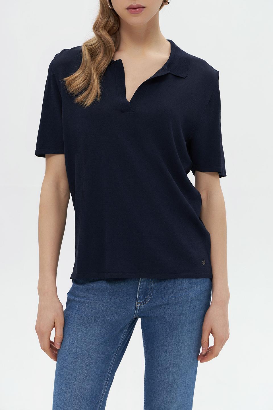 Пуловер Monari с воротником-поло