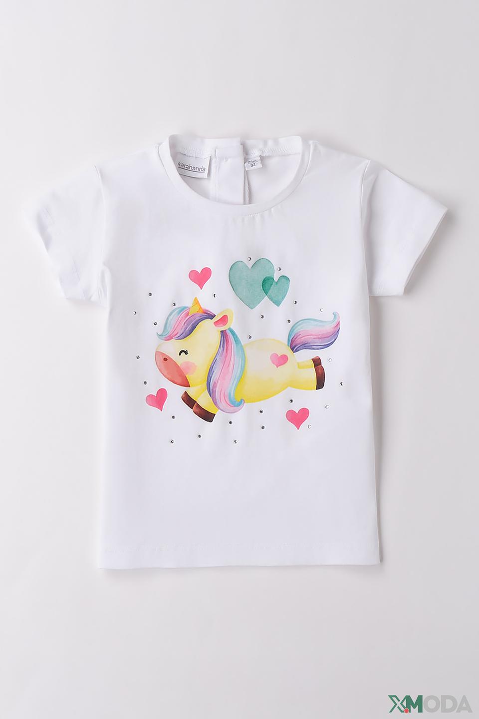 Футболка Sarabanda дев. с единорогом