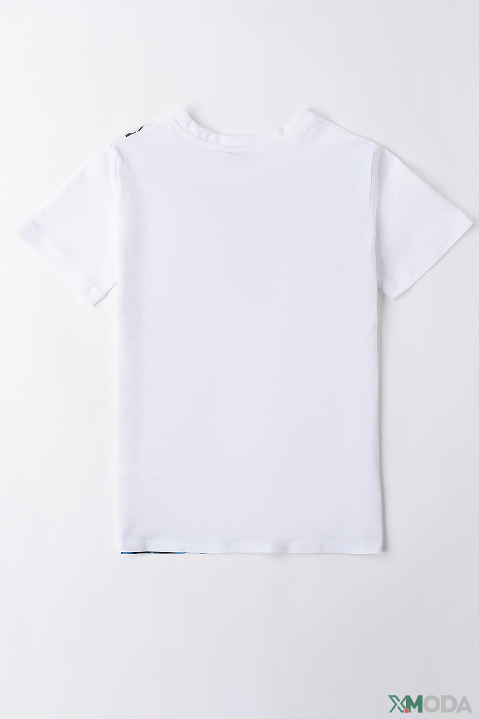 Футболка Sarabanda с принтом граффити белый