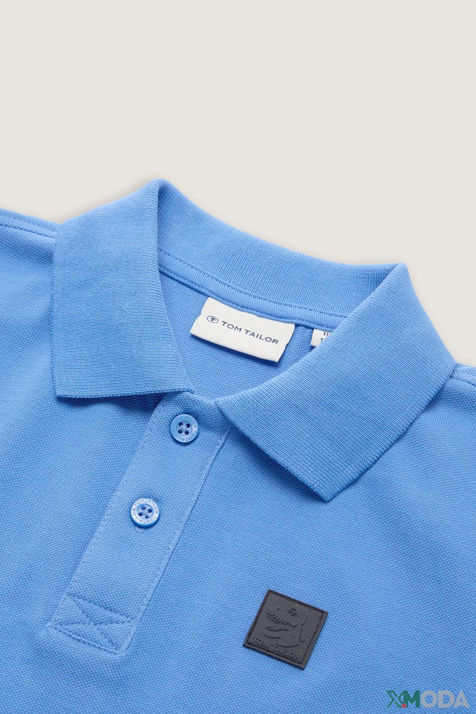 Поло Tom Tailor синее