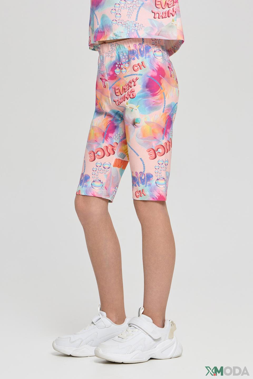 Брюки-шорты Choupette дев. с принтом