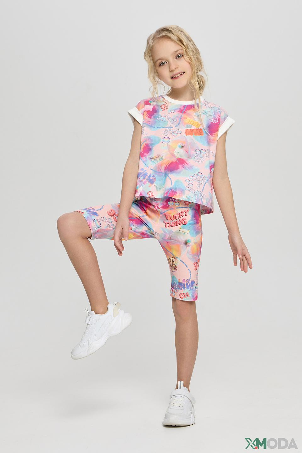Брюки-шорты Choupette дев. с принтом