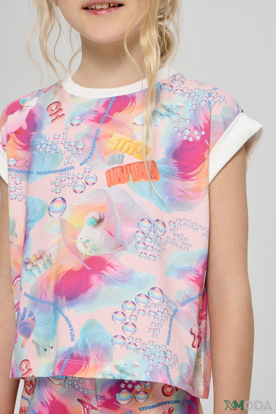 Футболка Choupette дев. с единорогами