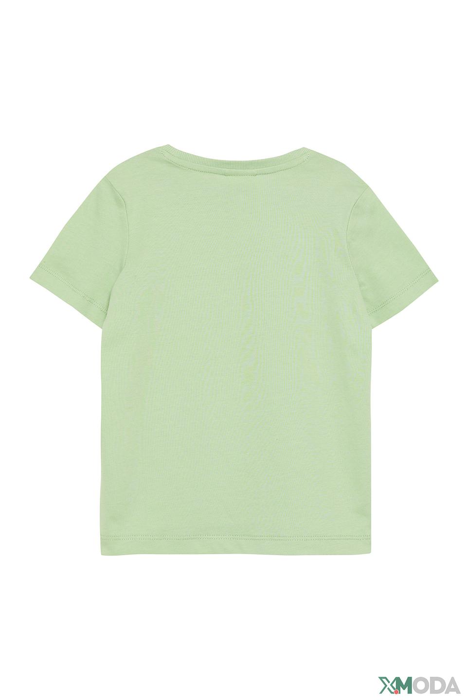 Футболка s.Oliver с экскаватором зелёная