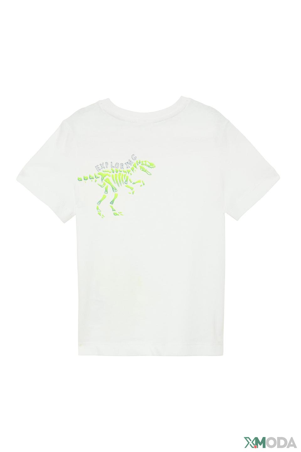 Футболка s.Oliver с динозаврами белый