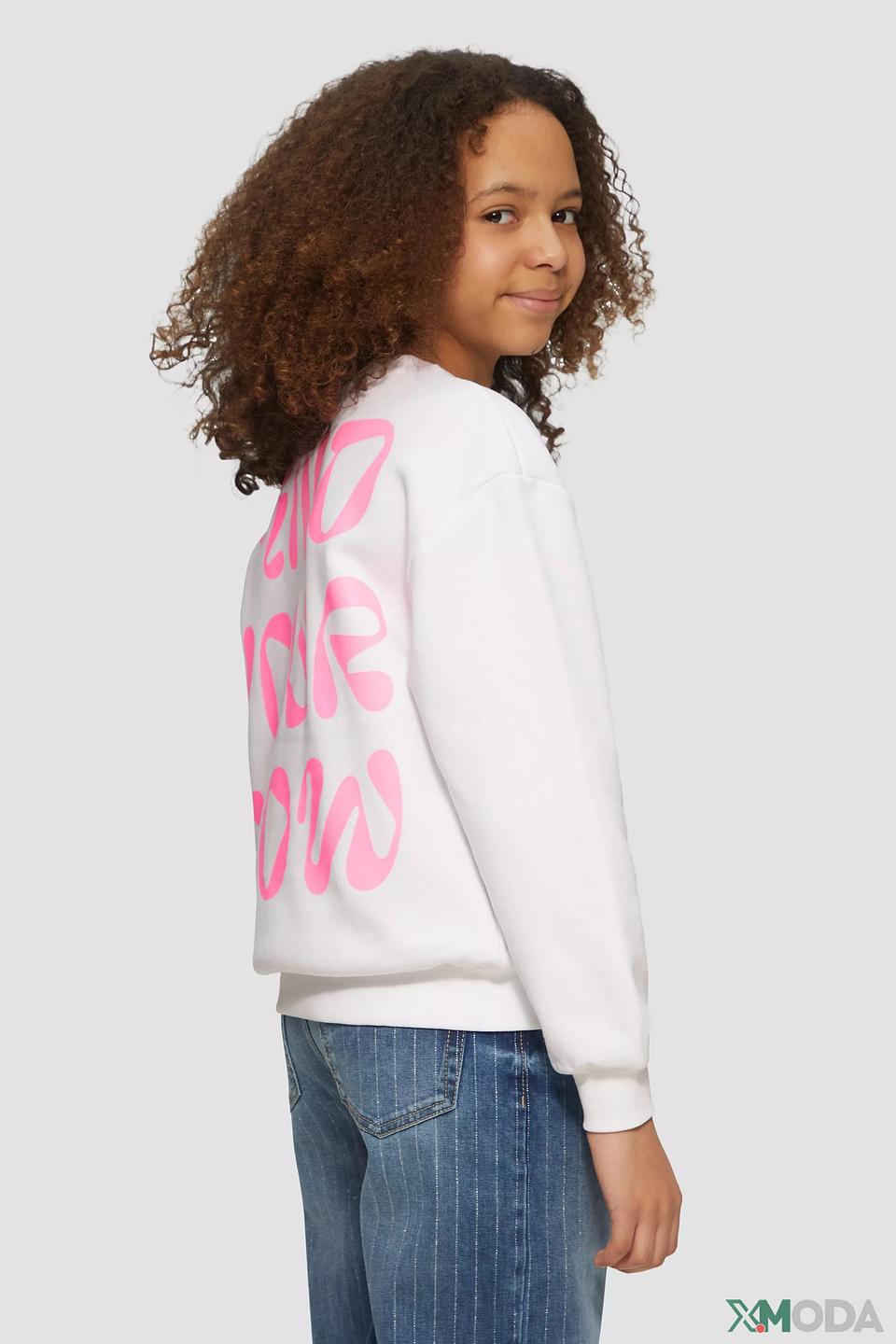 Джемпер s.Oliver белый с принтом