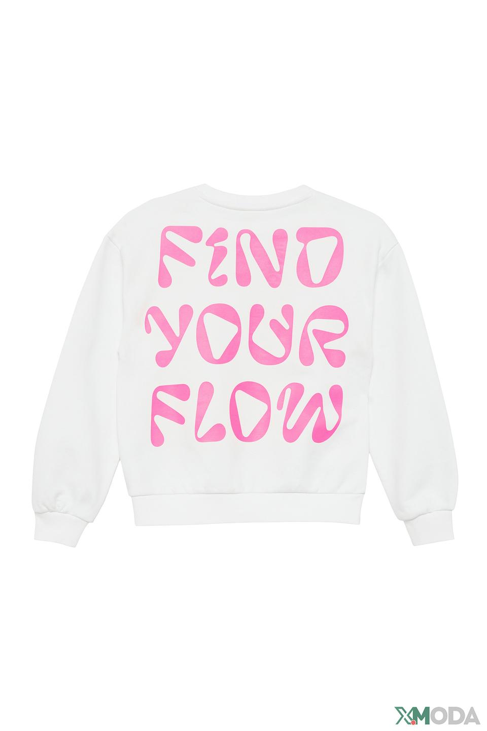 Джемпер s.Oliver белый с принтом