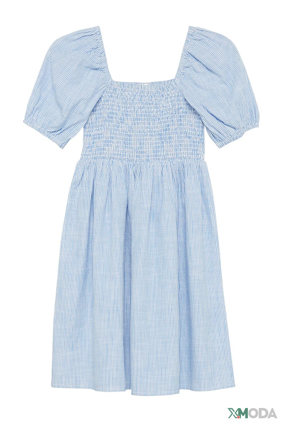 Платье s.Oliver дев. в полоску голубое