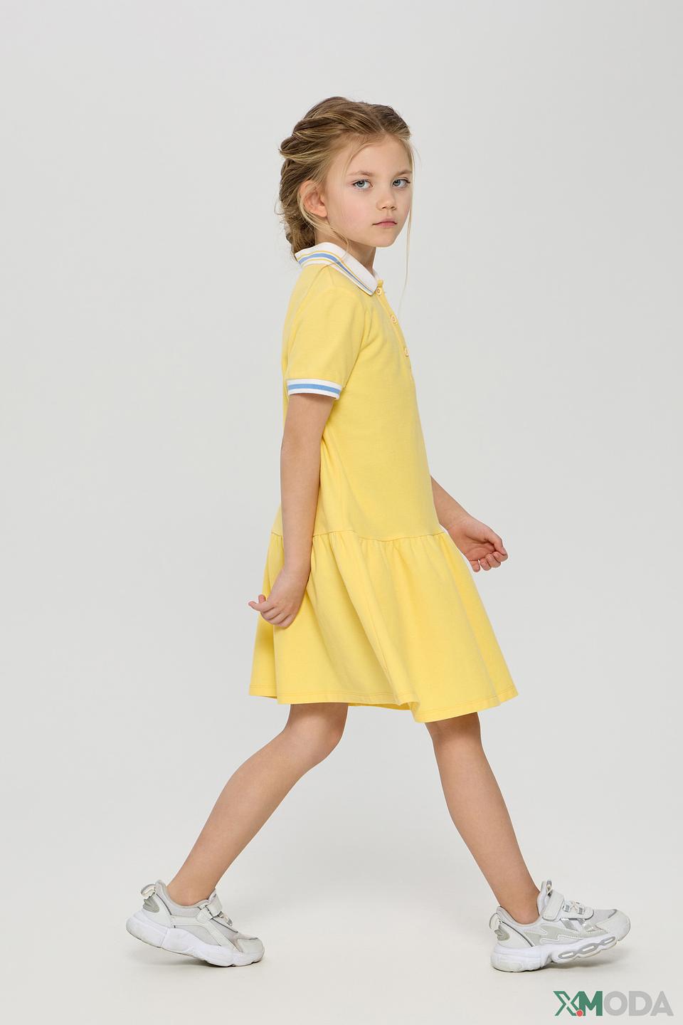 Желтое платье Choupette для девочек
