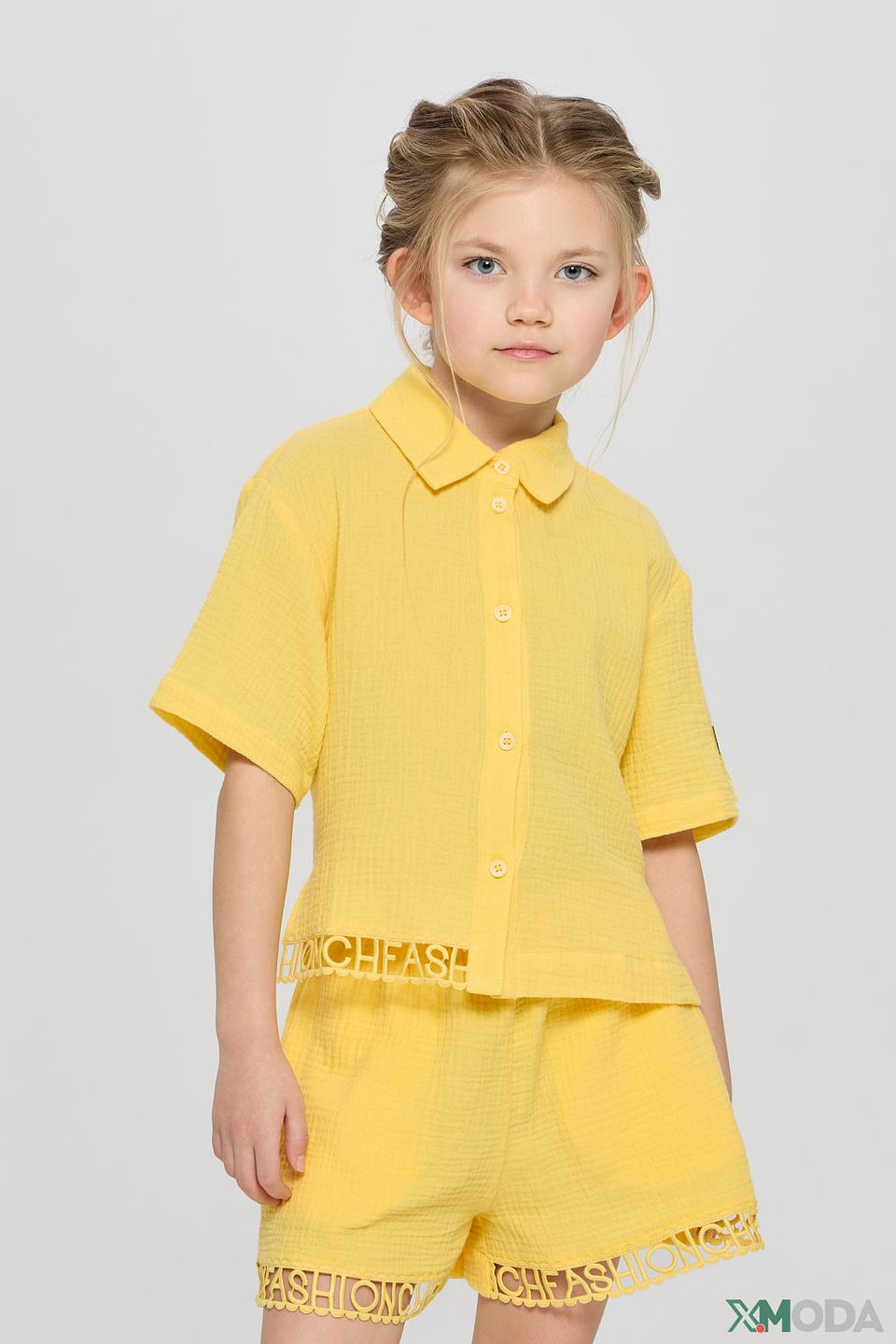 Шорты Choupette жёлтые с оборками