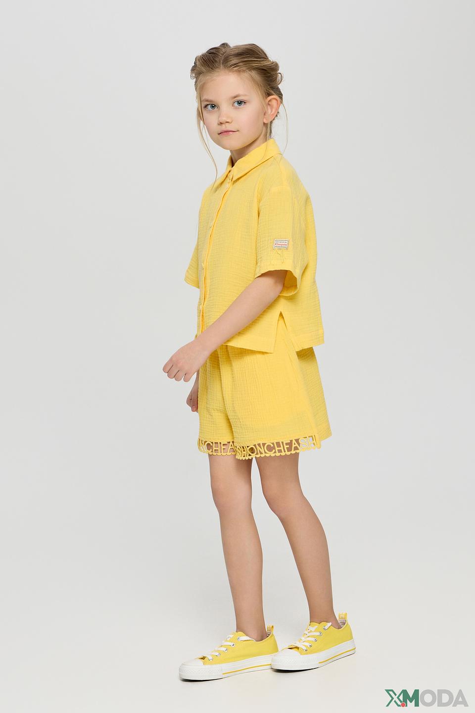 Шорты Choupette жёлтые с оборками