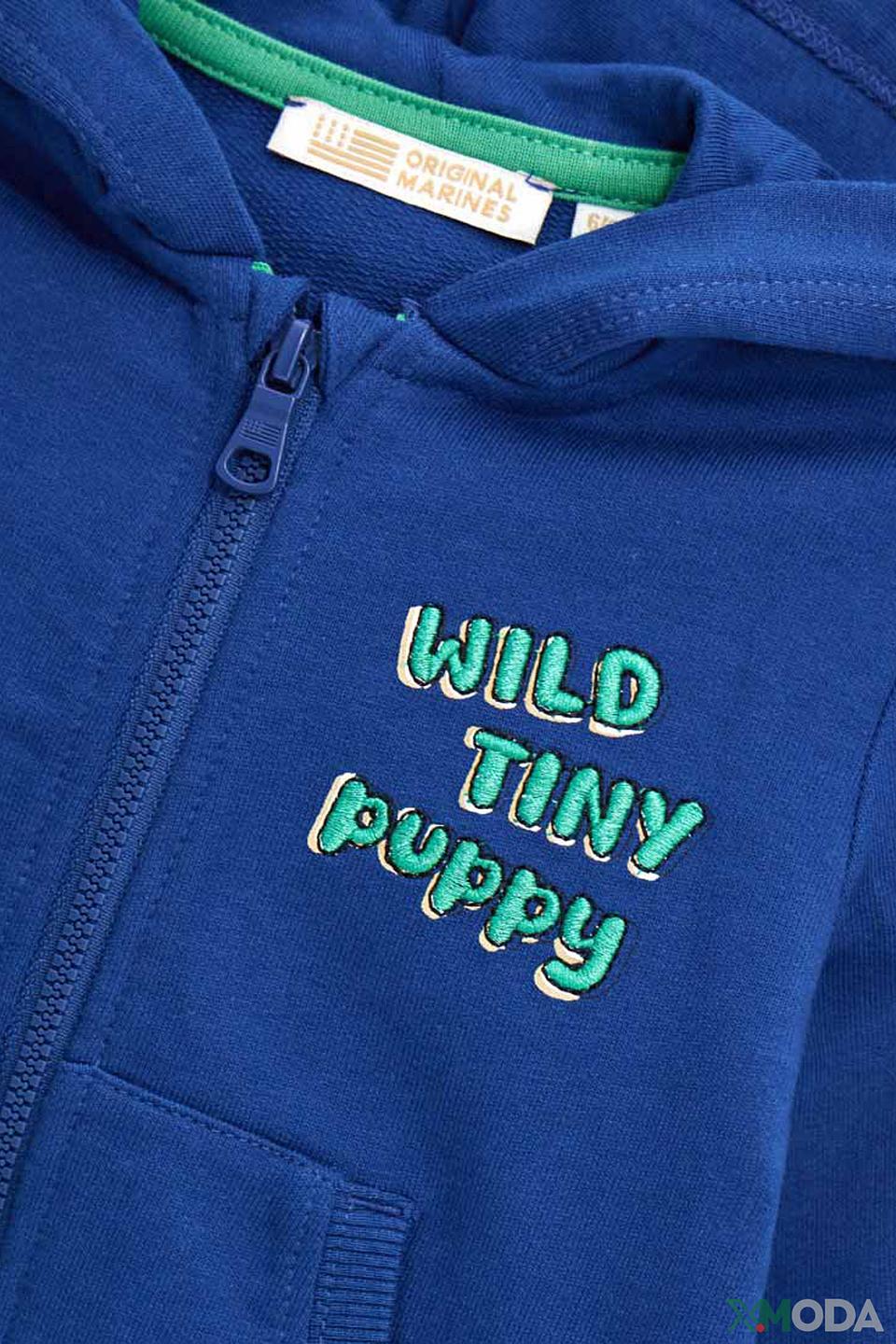 Толстовка Original Marines синяя с капюшоном