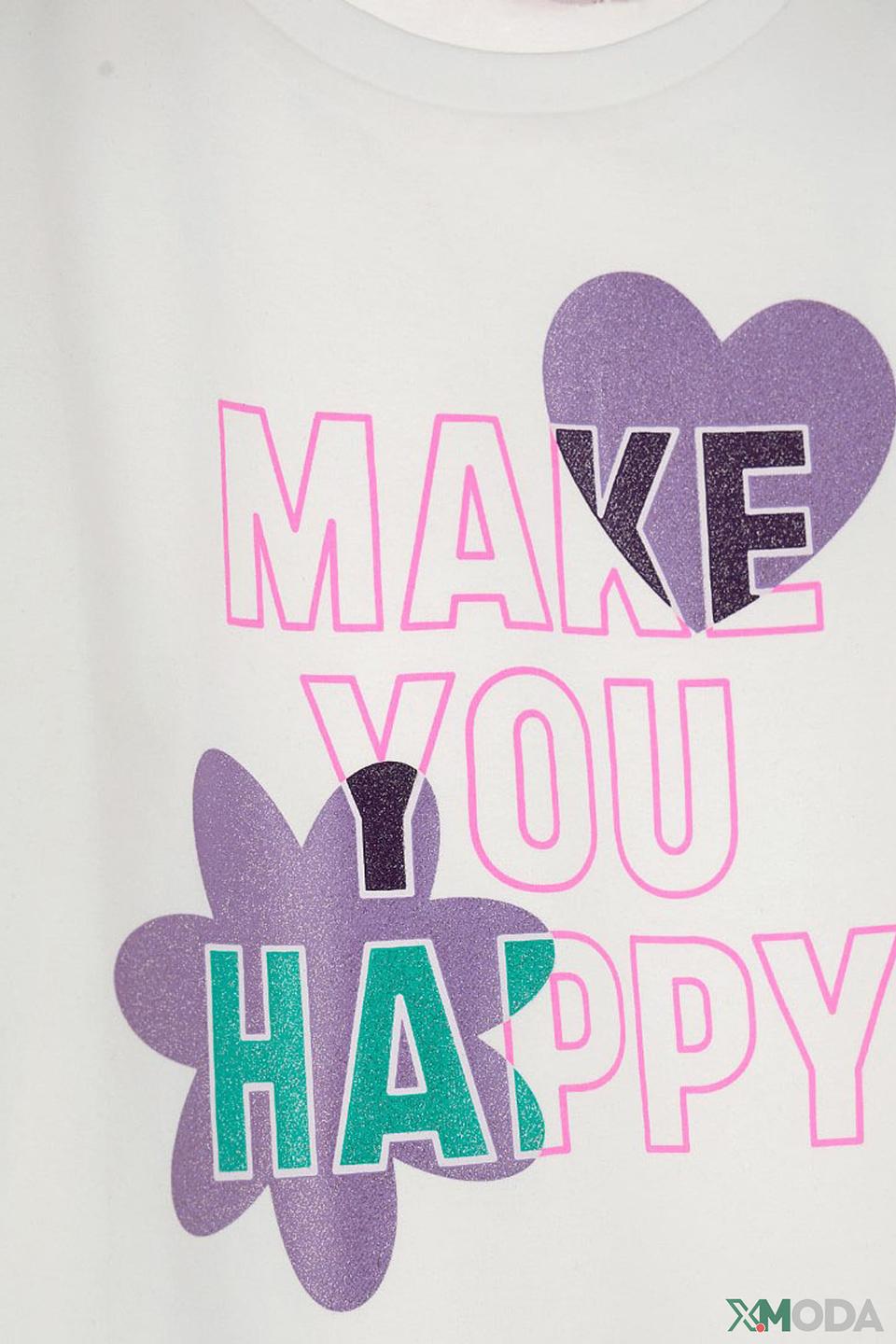 Футболка Original Marines с принтом молочный