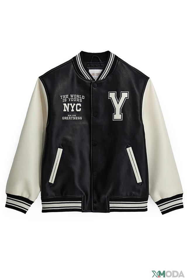 Куртка Original Marines чёрная с принтом