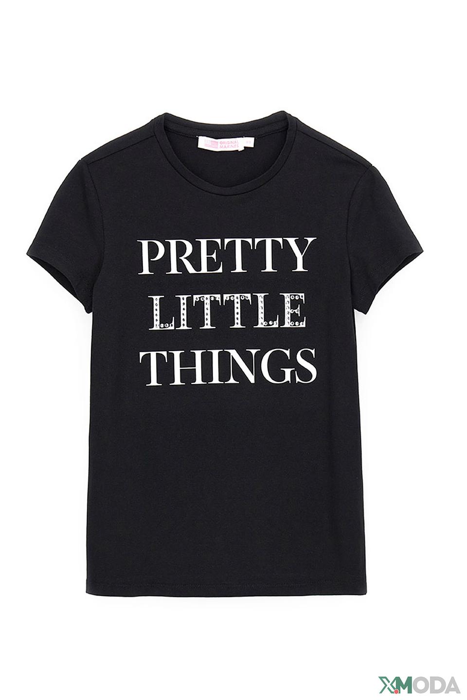 Футболка Original Marines чёрная с принтом